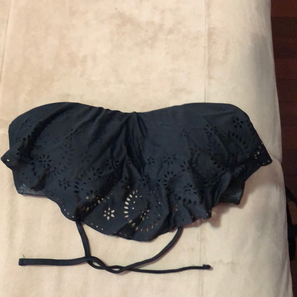 Target black bathing suit top size small